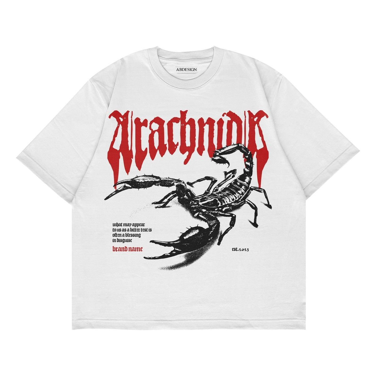 ARACHNIDS Boxy Graphic T-shirt
