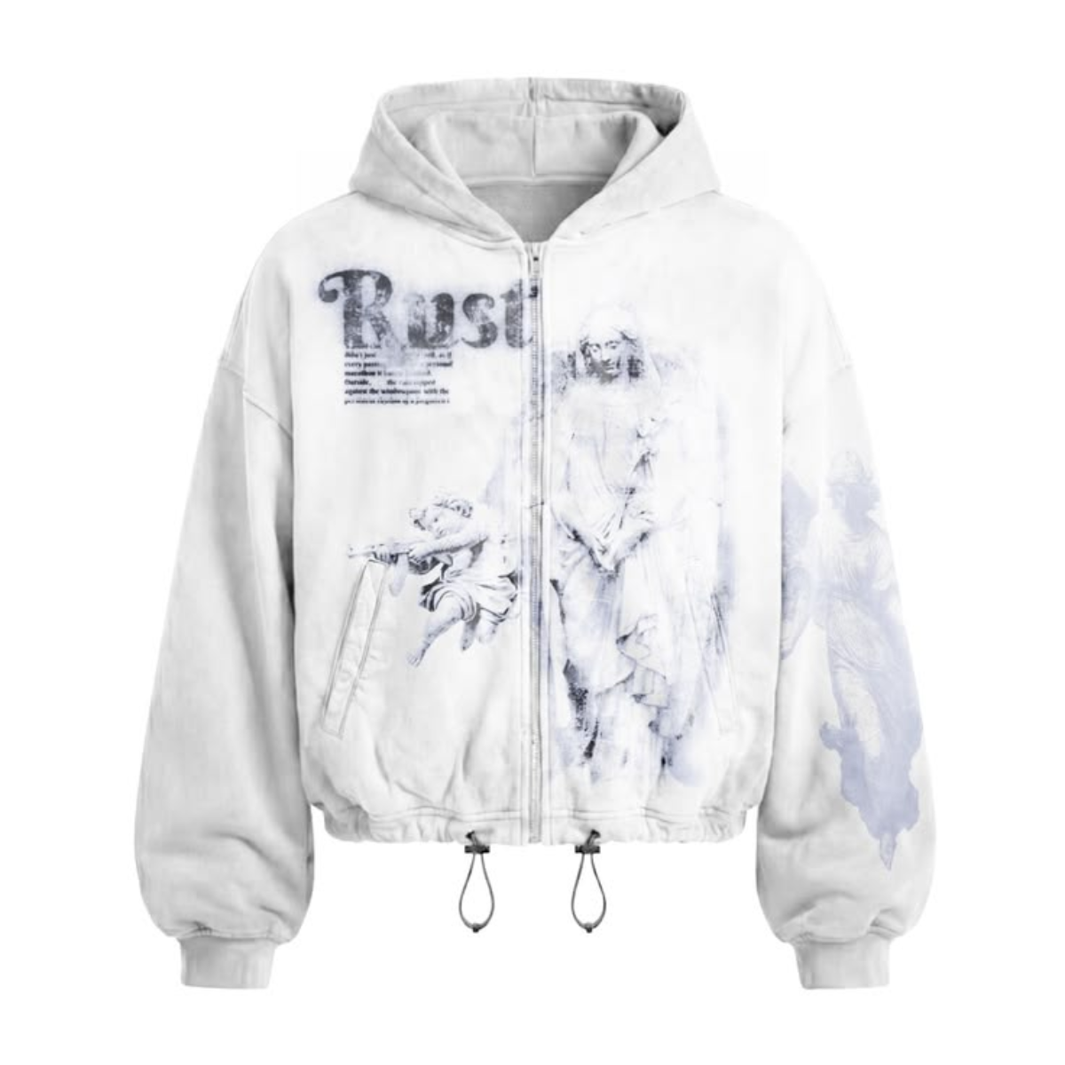 RUST & ANGELS Oversized Hoodie