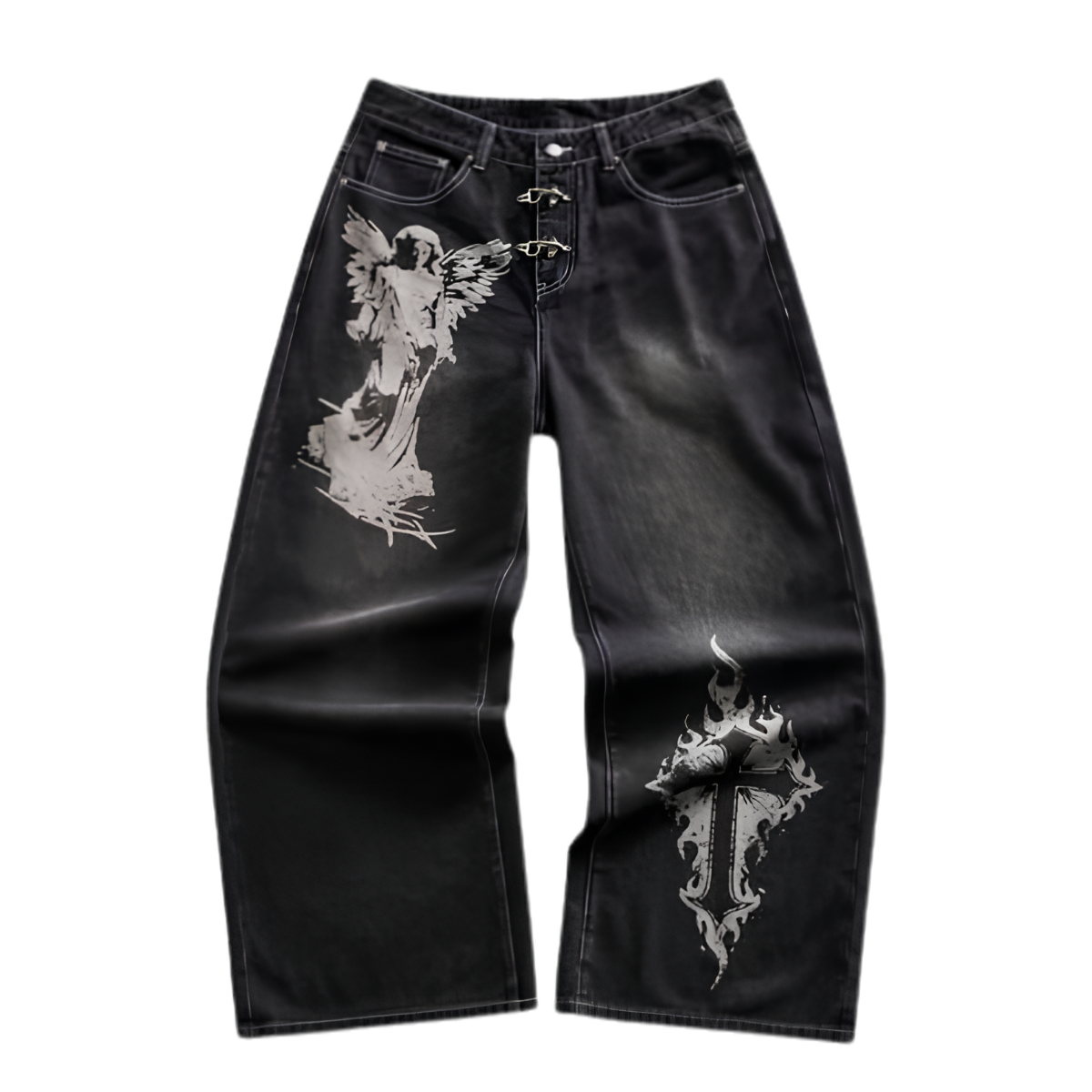 FALLEN ANGEL Baggy Denim